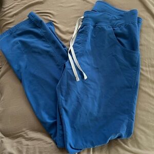 Figs Women’s Royal Blue Kade Tall Cargo Scrub Pants